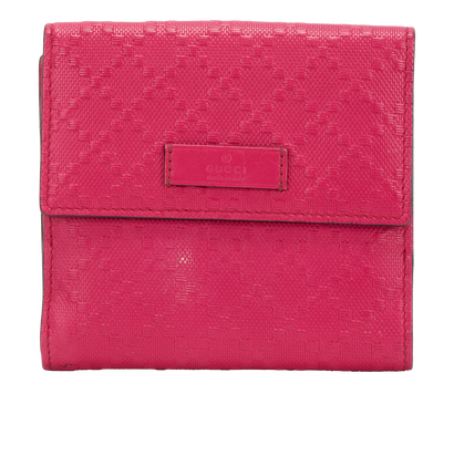 Gucci Fold Wallet, &pound;190, Accessories, Pink, Leather, Front view